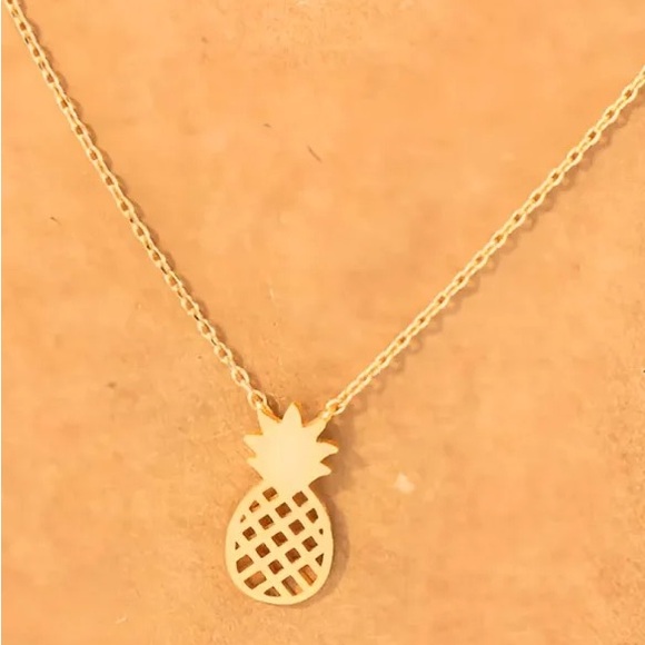 Pineapple Gold and Silver Earrings and Necklace - YOU CHOOSE ITEM - Picture 3 of 5